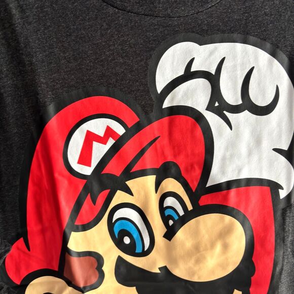 Nintendo Super Mario Men's Size XXL Black Super Mario Gaming T Shirt #F - Picture 3 of 4